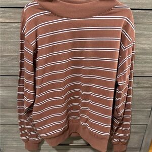 Parke  Mockneck Pullover × 1
Tonal Stripe / S/M  100 percent cotton never worn